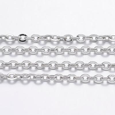 Tarnish Resistant 304 Stainless Steel Cable Chains CHS-H017-02P-10M-1