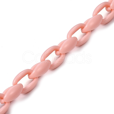 Handmade Acrylic Cable Chains AJEW-JB00690-06-1