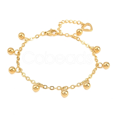 304 Stainless Steel Charm Bracelets BJEW-D458-02G-1