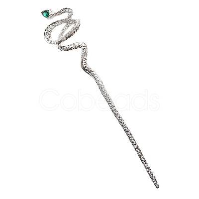 Alloy Rhinestone Hair Sticks PW-WG73999-03-1
