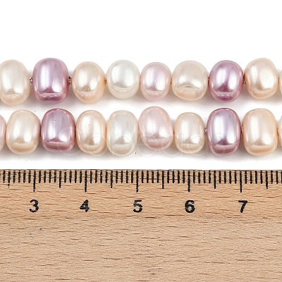 Electroplated Shell Pearl Beads Strands BSHE-H113-04B-1