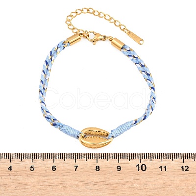 304 Stainless Steel Link Bracelets BJEW-K303-02D-1