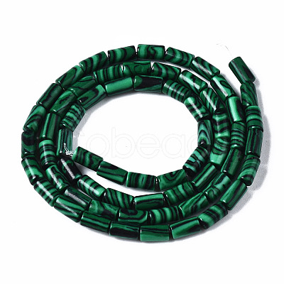Synthetic Malachite Beads Strands X-G-S366-075-1