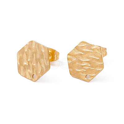 304 Stainless Steel Stud Earring Findings STAS-G270-02G-03-1