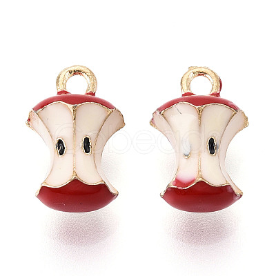 Fruit Alloy Enamel Charms X-ENAM-N062-06D-1