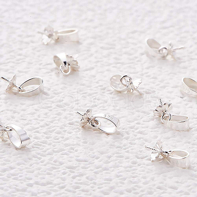 925 Sterling Silver Bails STER-BC0001-16S-1