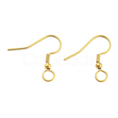 304 Stainless Steel Earring Hooks X-STAS-B047-30G-1