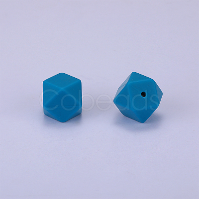 Hexagonal Silicone Beads SI-JX0020A-34-1