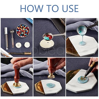 Sealing Wax Particles for Retro Seal Stamp DIY-CP0003-48C-1