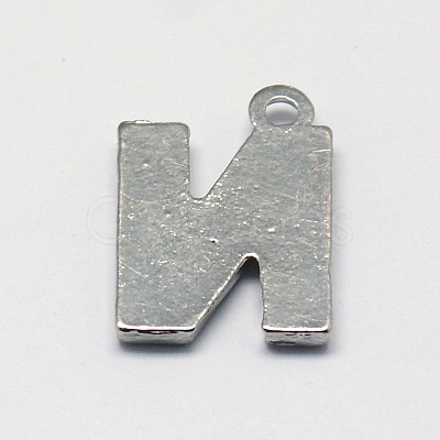 Alloy Rhinestone Letter Charms RB-A052-N01-1