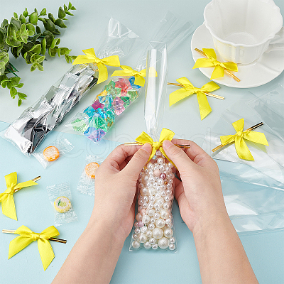 240Pcs 2 Style Polyester Packaging Ribbon Bowknots AJEW-PH0003-60-1