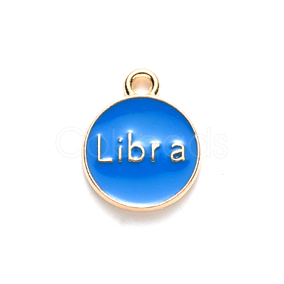 Alloy Enamel Pendants ENAM-S124-01A-02K-1