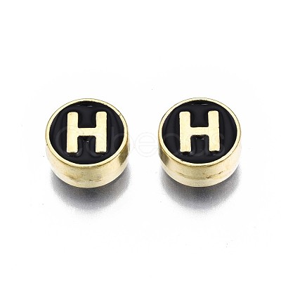Alloy Enamel Beads ENAM-N052-006-02H-RS-1