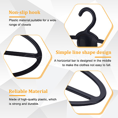 Plastic Scarf Display Hangers AJEW-WH0504-67C-1