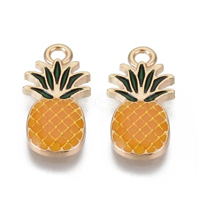 Alloy Enamel Pendants X-ENAM-T009-50A-RS-1