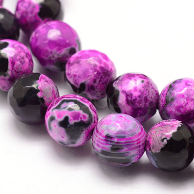 Natural Fire Crackle Agate Bead Strands X-G-K166-06F-8mm-07-1