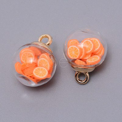 Transparent Glass Globe Pendants LS-GLAA-TAC0003-03C-1