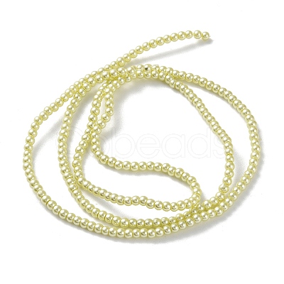 Glass Pearl Beads Strands HY-3D-B04-1