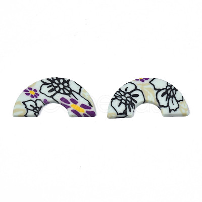 Handmade Polymer Clay Cabochons CLAY-N010-044-1