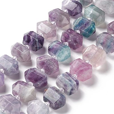 Natural Fluorite Beads Strands G-F719-02-1