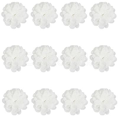 12Pcs 3D Chiffon Flower DIY-GF0012-47C-1