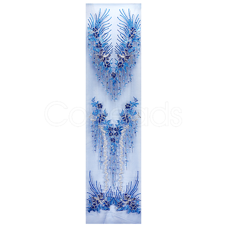 Polyester Embroidery Sew on Appliques DIY-WH0656-37C-1