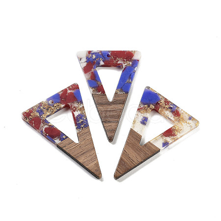 Walnut Wood Pendants FIND-Z050-03D-1