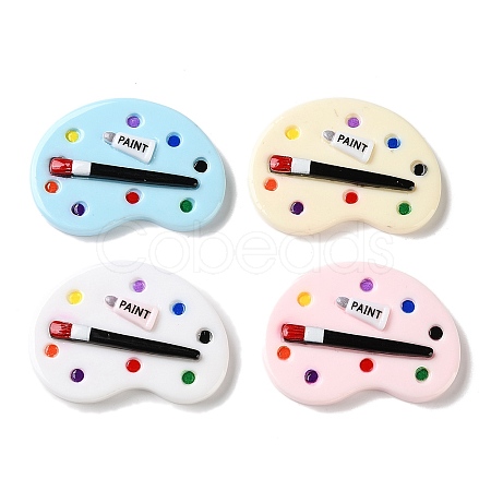 Opaque Resin Cabochons RE-CBAF175-04-1