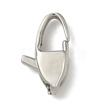 304 Stainless Steel Lobster Claw Clasps STAS-B089-01G-P-1