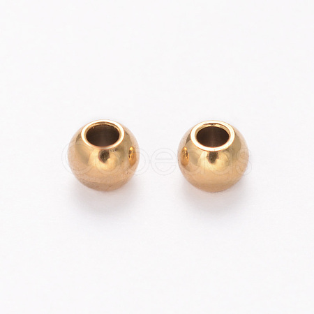 Ion Plating(IP) 304 Stainless Steel Spacer Beads STAS-G130-23G-1