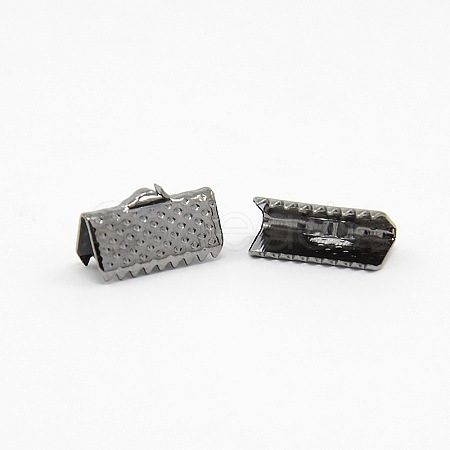 Iron Ribbon Crimp Ends X-E005Y-B-1