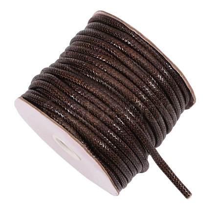30M Braided Waxed Polyester Cords YC-WH0011-03D-1