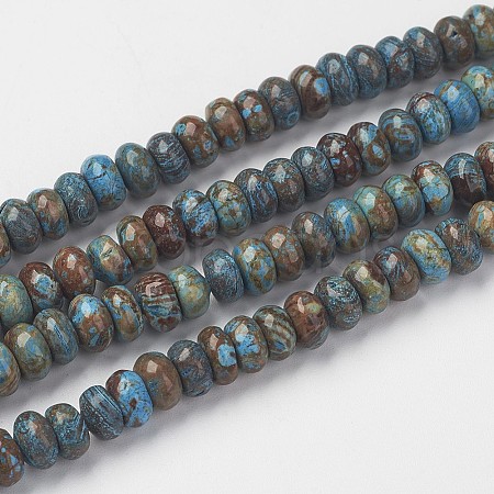 Natural Chrysocolla Bead Strands G-G968-B03-1