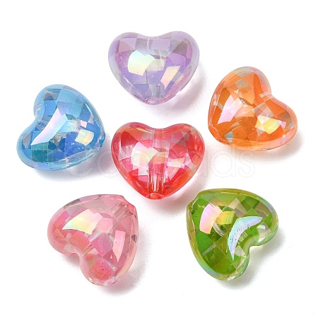 UV Plating Transparent Acrylic Beads AC-CBA8339-01C-1