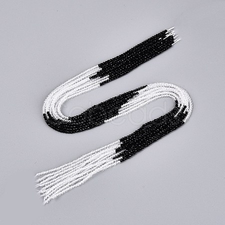 Transparent Glass Beads Strands GLAA-N074-01A-02-1