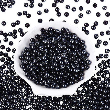 500Pcs Transparent Glass Seed Beads SEED-PA0001-08D-1
