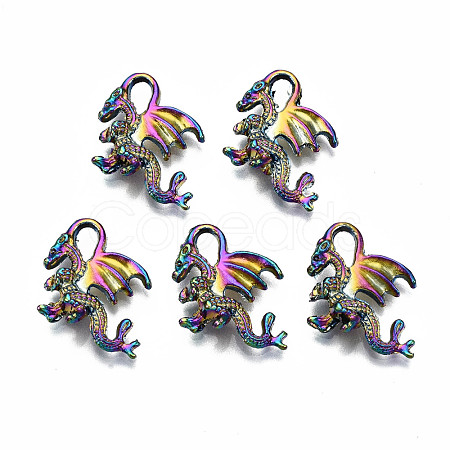 Rainbow Color Alloy Pendants PALLOY-S180-053-RS-1