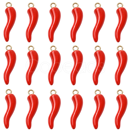 Alloy Enamel Pendants FIND-SC0018-15B-1