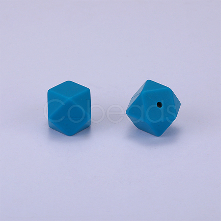 Hexagonal Silicone Beads SI-JX0020A-34-1