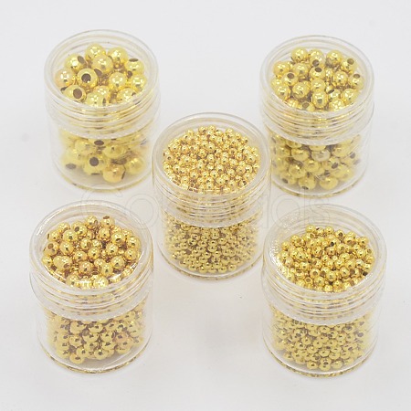 Iron Round Spacer Beads IFIN-X0001-G-B-1