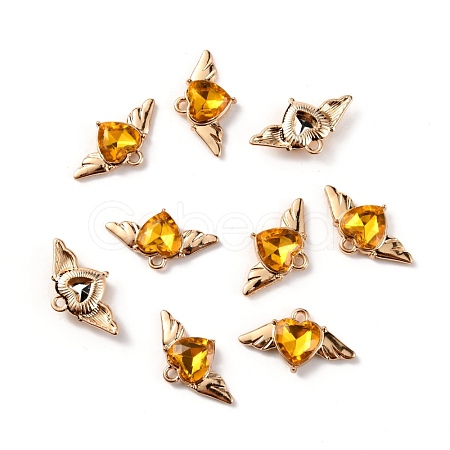 Zinc Alloy Rhinestone Pendants ALRI-TAC0003-24A-1