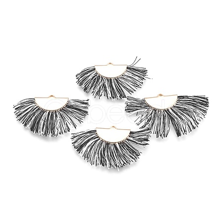 Nylon Tassel Pendants KK-F755-28G-01-NF-1