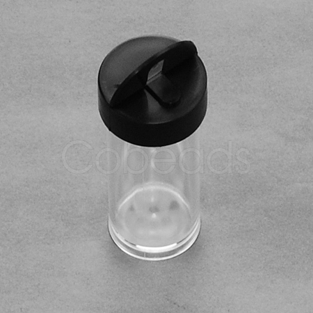 Plastic Bead Containers With Black Lid CON-S040-1