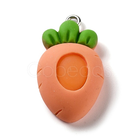 Fruits Opaque Resin Pendants RESI-A030-02C-1