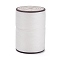 Round Waxed Polyester Thread String, Micro Macrame Cord, Twisted Cord, for Leather Sewing Stitching, WhiteSmoke, 0.8mm, about 54.68 Yards(50m)/Roll