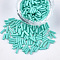 Glass Bugle Beads, Round Hole, Opaque Colours, Turquoise, 6~7x1.5~2mm, Hole: 0.8mm, about 1111pcs/50g