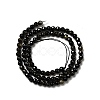 Natural Golden Sheen Obsidian Beads Strands G-P476-01A-04-3