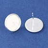 304 Stainless Steel Stud Earring Settings STAS-H436-20D-G01-2