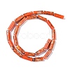 Dyed Synthetic Imperial Jasper Beads Strands G-P529-D01-A04-3