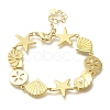 Rack Plating Brass Link Bracelets BJEW-P336-10G-1